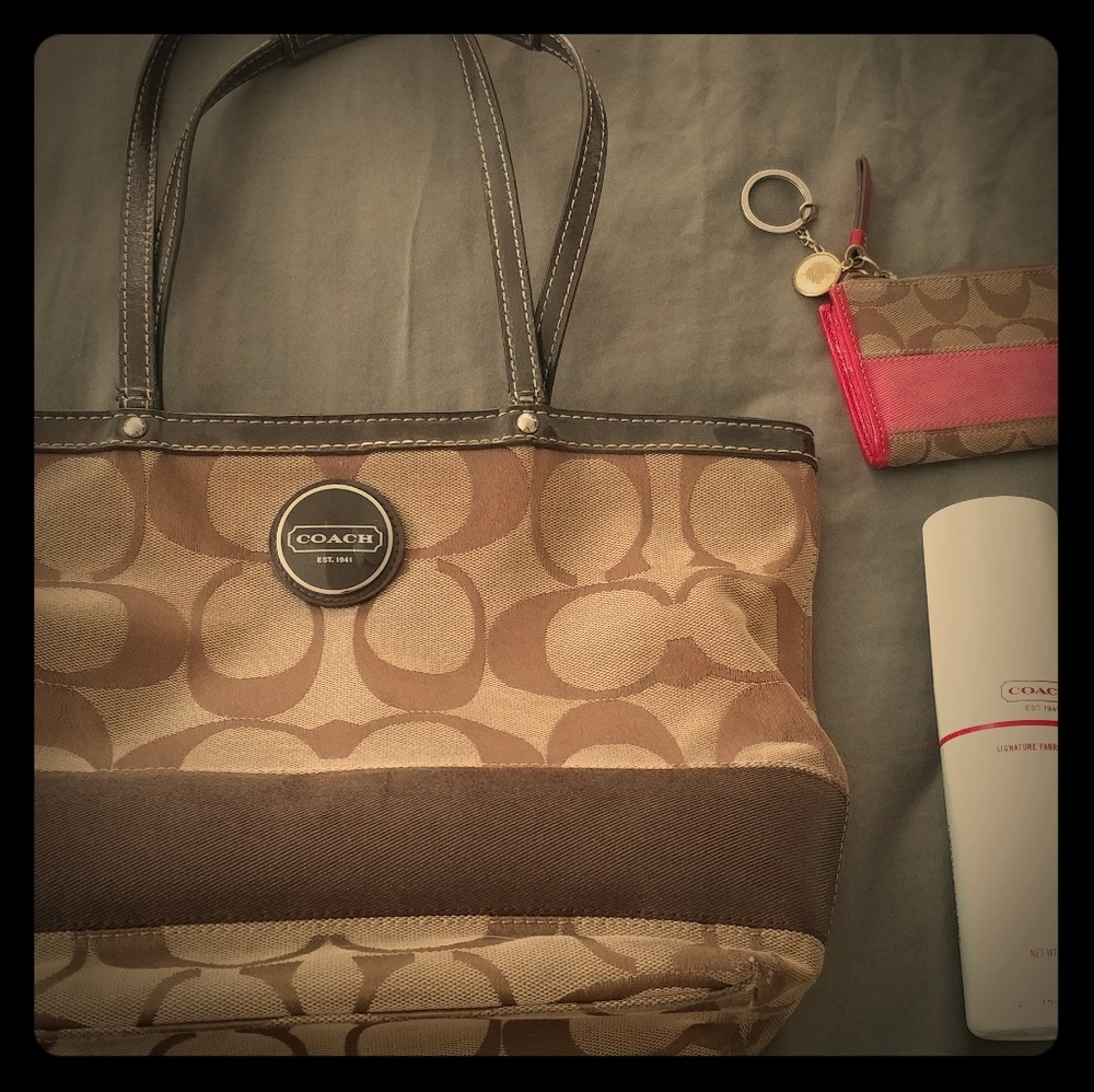 Coach Purse and Card Holder